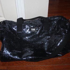 Victoria's Secret PINK Sparkly Duffel Bag